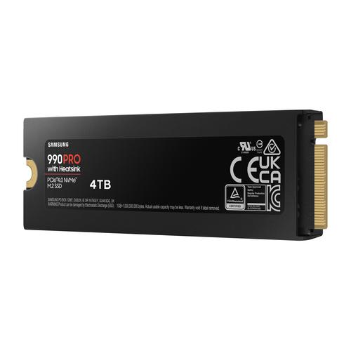 Samsung SSD 990 PRO Heatsink M.2 NVME 4TB