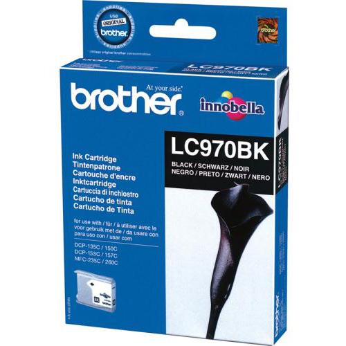 Brother LC-970BK - Zwart - origineel - inktcartridge - voor DCP-135C. DCP-150C. DCP-153C. DCP-157C. MFC-235C. MFC-260C