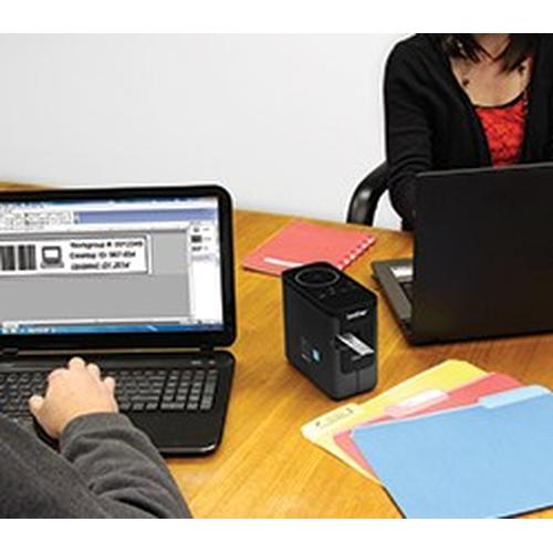 Brother P-Touch PT-P750W - Etiketprinter - thermische overdracht - Rol (2.4 cm) - tot 30 mm/sec - USB 2.0. Wi-Fi(n). NFC