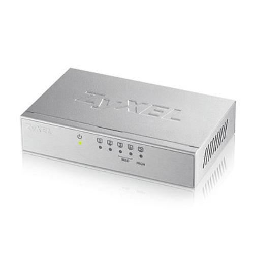 ZYXEL 5-Port Desktop Gigabit Ethernet Switch - metal housing